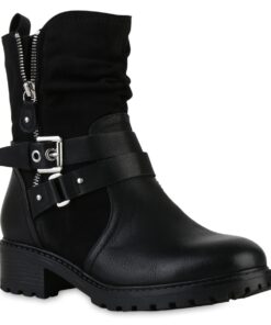 boots schwarz damen