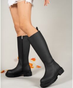 boots schwarz damen