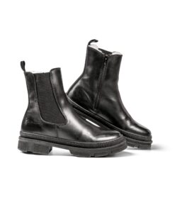 damen boots schwarz