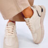 damen sneaker beige