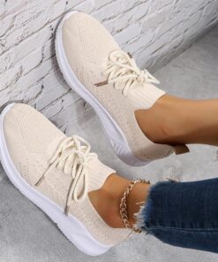 damen sneaker beige