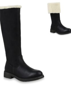 gefütterte winterstiefel damen