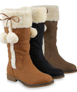 gefütterte winterstiefel damen