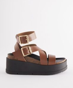 sandalen mit plateau