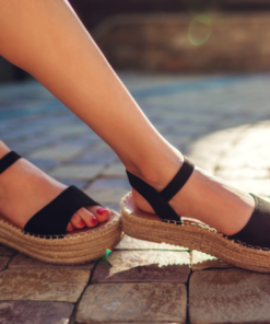 sandalen mit plateau