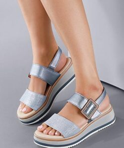 sandalen mit plateau
