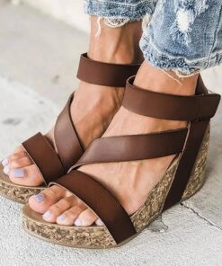 sandalen mit plateau